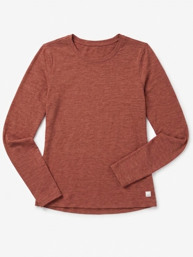 Vuori Long Sleeve Lux Crew Size Medium